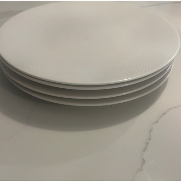 Neil Lane for Fortessa Trilliant diamond design salad plates 4pc set 8" ea NWOT - Picture 6 of 7